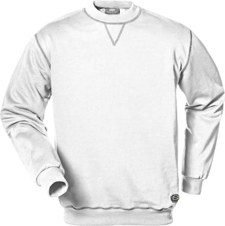 SIR SAFETY SIRFLEX Werkshirt HEREN Veiligheidsshirt Wit - Ronde Hals - Elastische Boorden - Contrasterende Naden