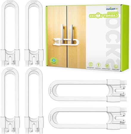 Solidchoice - 6 Stuks Kindveilige U-vormige Kastsloten