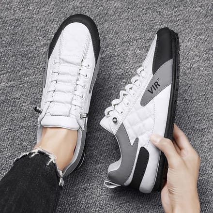 Sneakers Heren Zomer Nieuwe Lage Schoenen Trendy Casual Schoenen Outdoor Modieuze Boardschoenen Koreaanse Versie Boon 44 white