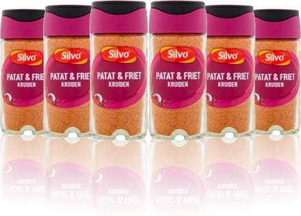 Silvo® | 6 x Shake It Patat en Friet kruiden 83 gram | multipack |