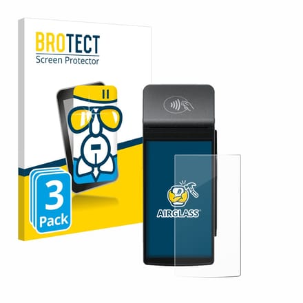 Screenprotector 3 Stuks voor Castles Technology S1F2 Beschermglas transparant