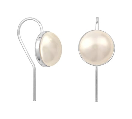 ARLIZI 2462 Oorbellen crème parel - sterling zilver - 2,5 cm