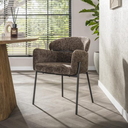 Hoyz Collection - Armstoel Curva Verpakt Per 2 - Hoven Taupe