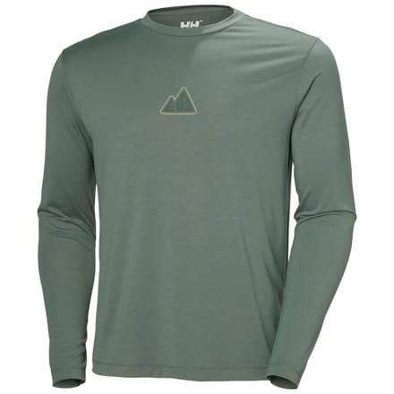 Helly Hansen Skog Graphic Tee T-shirt Met Lange Mouwen Grijs S Man