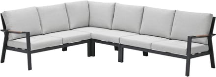 Garden Impressions Lissabon lounge dining set R 4-delig - valley sand