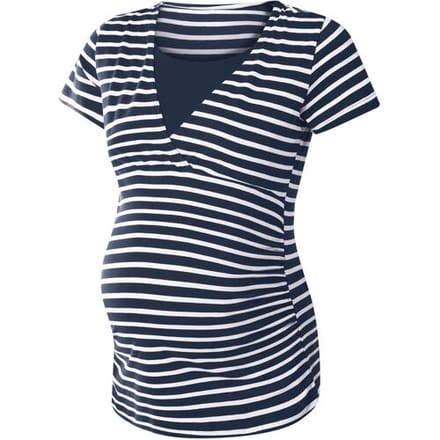 ESMARA Zwangerschapsshirt (strepen/marineblauw, S (36/38))