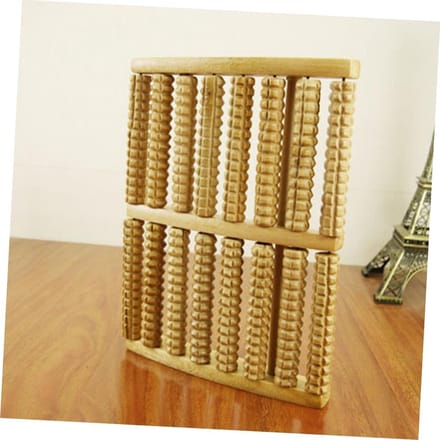 Houten voetmassagerol voor voetmassage en meridiaanmassage