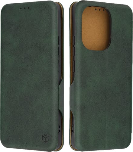 Hoesje geschikt voor Xiaomi Redmi Note 13 4G - Techsuit Safe+ Book Wallet Case - Donkergroen