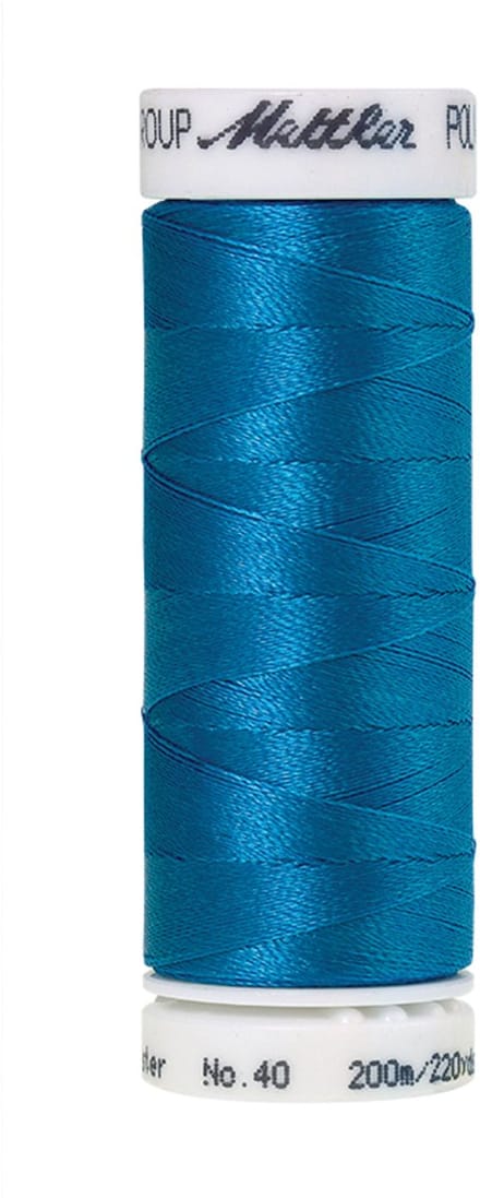 Mettler borduurgaren - Blauw - Nr 3906 - Polysheen - 200 meter