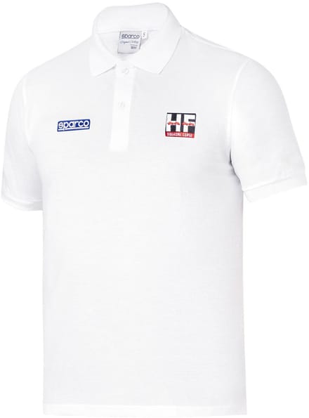 Sparco Lancia Squadra Corse Lunetta Poloshirt - Wit - Maat XL
