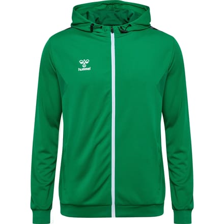 Hooded polyester trainingsjack met rits Hummel Authentic