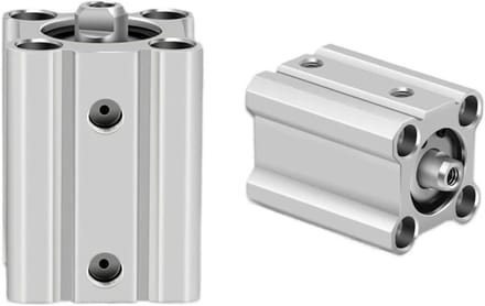 Compacte Cilinder - Dunne Cilinder - Industriële Automatisering - Dubbelwerkend Ontwerp - 32mm Boring 40mm Slag - Metaal