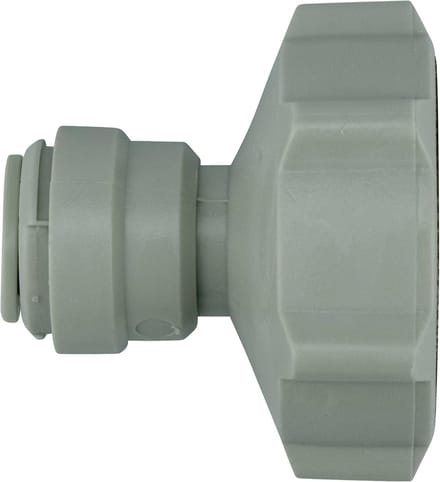 Adapter met 3/4" binnendraad voor 5/16" slangschroefverbinding