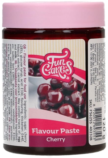 FunCakes Smaakpasta - Aroma - Kers - 120g