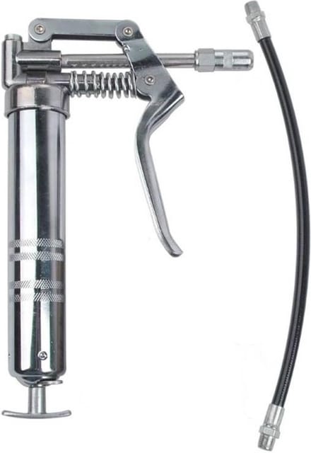 Benson Eenhands vetspuit set - 85 grams patronen - 3-delig - flexibele slang - vaste pijp