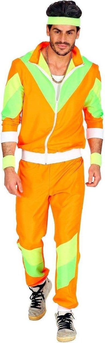 Trainingspak oranje jaren 80