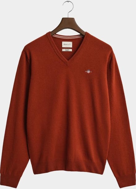 Gant Pullover Rood SUPERFINE LAMBSWOOL V-NECK 87212/623