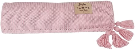 Zacht Gebreide Baby Deken 105x85cm - Roze