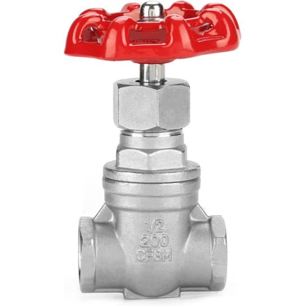 DN15 RVS Schuifafsluiter BSPP G1 2 Roterende Schuifafsluiter voor Water Olie Gas