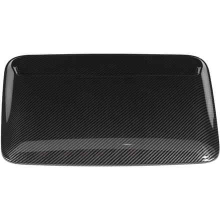Cache de prise d'air universel pour modification automobile, remplacement, rénovation, fibre de carbone black