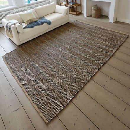 LOBERON Vloerkleed Myråsen bruin