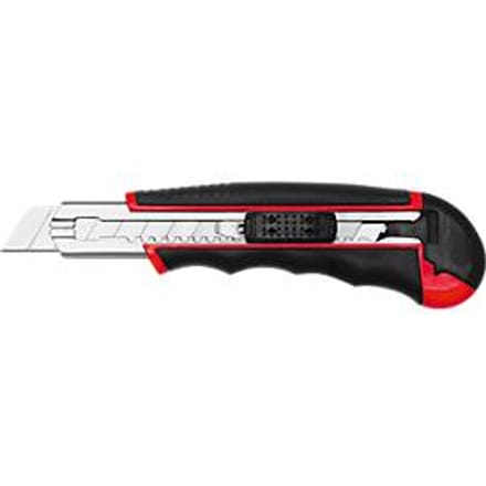 WEDO 78418 Wedo Profi-Cutter, AUTO-LOAD , 18 mm - nr. 78418 zwart/rood 1 stuk(s)
