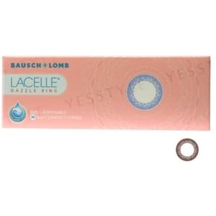 BAUSCH+LOMB - Lacelle 1 Day Dazzle Ring Color Lens Glittering Brown 30 pcs P-1.50 (30 pcs)