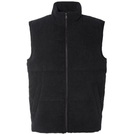 ESMARA MEN Corduroy heren bodywarmer (Zwart, S)