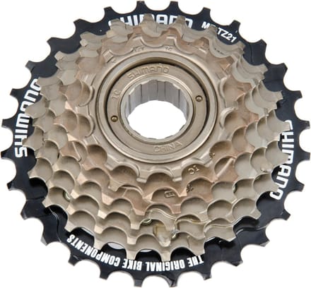 Shimano Cassette Freewheel Mf-tz500 7s 14-28t Staal Zilver