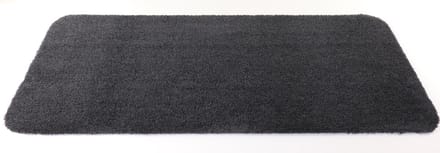 PRIMA - Soft - Wastafelmat - Badmat - zwart - antraciet - 40x100cm - antislip