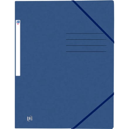 Oxford Top File+ elastomap - voor A4 - donkerblauw