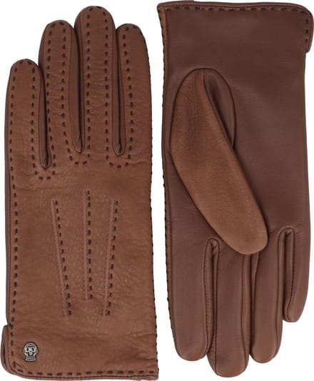 Roeckl Nottingham Handschoenen Leder - Dames - saddlebrown