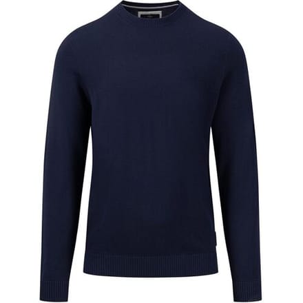 Fynch-Hatton Trui O-Neck Fine Knit Navy / male