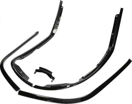 Sierlijst set Vespa Primavera, Sprint glans zwart