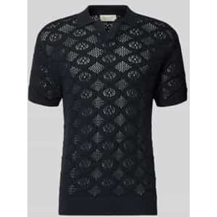 slim fit poloshirt in brei-look model 'Angvig'