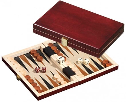 Philos Reis Backgammon cassette Saloniki -19 x 12.5 x 3 cm