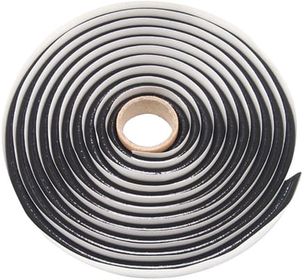 Dailygoods- Afdichtingstape Waterdicht - Rubber - 4 m x 9 mm - Universeel - Afdichtmiddel voor Autodeurrand - Herbruikbaar - Sterke Viscositeit