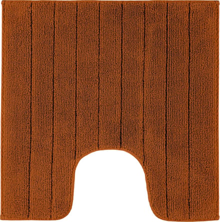 Casilin Luca WC-mat - 59 x 59 cm - Met uitsparing - Antislip - Oranje