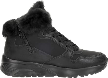 Skechers Uno Lite Veterschoen hoog - Zwart - Maat 38