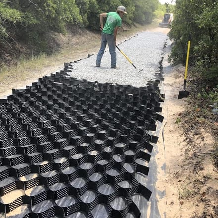 Grind Rooster - Grond Stabilisator - Oprit Versterken - Hoge Belastbaarheid - 1x6 Meter - Zwart