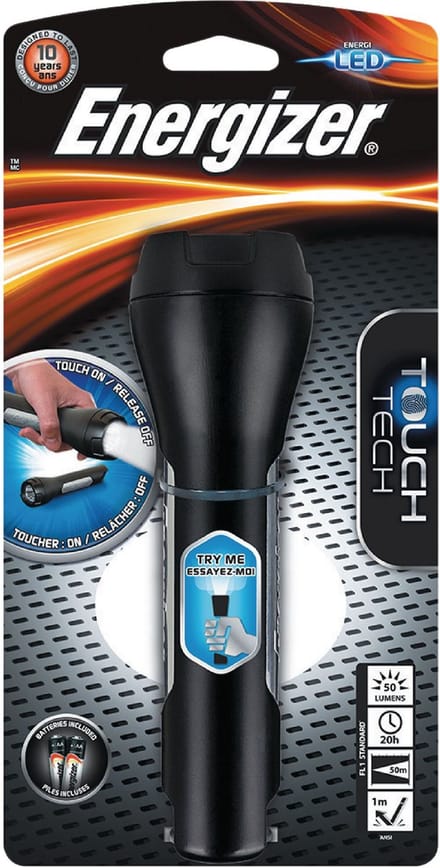 Energizer Touch Tech E300690800 Zaklamp LED werkt op batterijen 50 lm 20 h 168 g