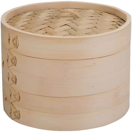 Stoompan - IBILI - 727500 - Bamboe - Diameter 20 cm - Gezond koken