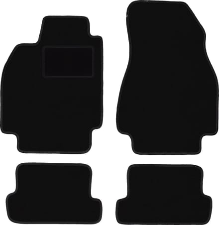 Zwarte veloursmatten voor: Renault Megane II CC coupé, cabrio (2003-2010)