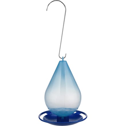 Droplet Bird Waterer Hangende wilde vogels watervoeder voor buitentuin blauw