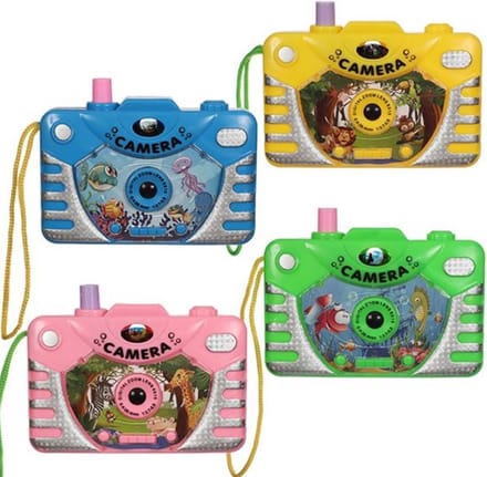 4 stuks Camera met dierendia's 10x8 cm uitdeelcadeautjes