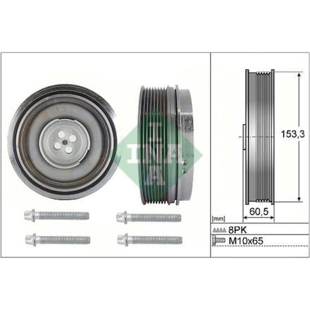 Schaeffler Ina Riemschijf, krukas INA 544 0505 20
