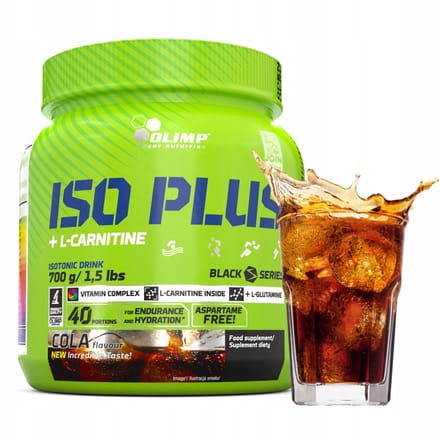 Olimp Iso Plus Isotonic Drink Powder 700g – Electrolytes & Carbohydrates – Sportdrank – Cola