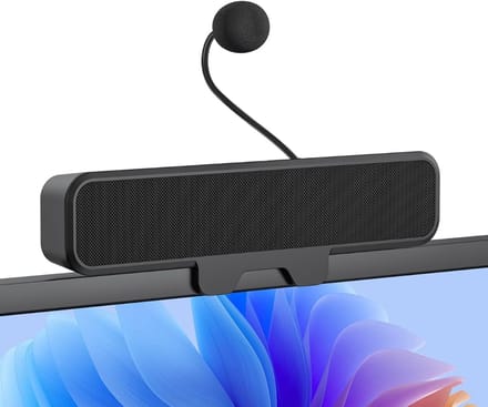 CLVP® Soundbar PC - Speaker Computer - Plug & Play - Zwart