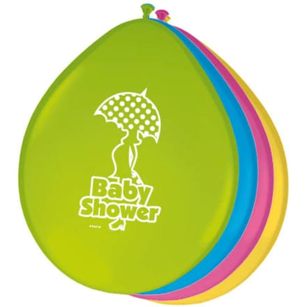 Folat - Baby shower Ballonnen 8 stuks