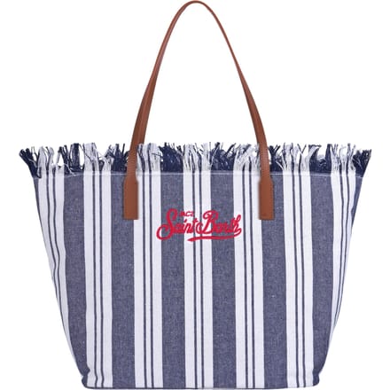 mc2 Saint Barth - Grote tas - 470965 - Panna/Blu